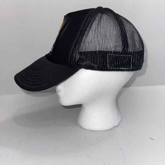 AVIATOR NATION Vintage Smiley Face 🙂 Trucker Hat (Black) SoulCycle - Picture 6 of 12